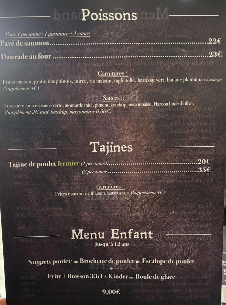 La Ferme Grill - Menu Image 4